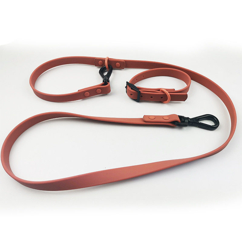 De exclusieve Duurzame Zachte Pvc-van de Leerhalsband en Leiband Reeks bedekte Waterdicht met een laag