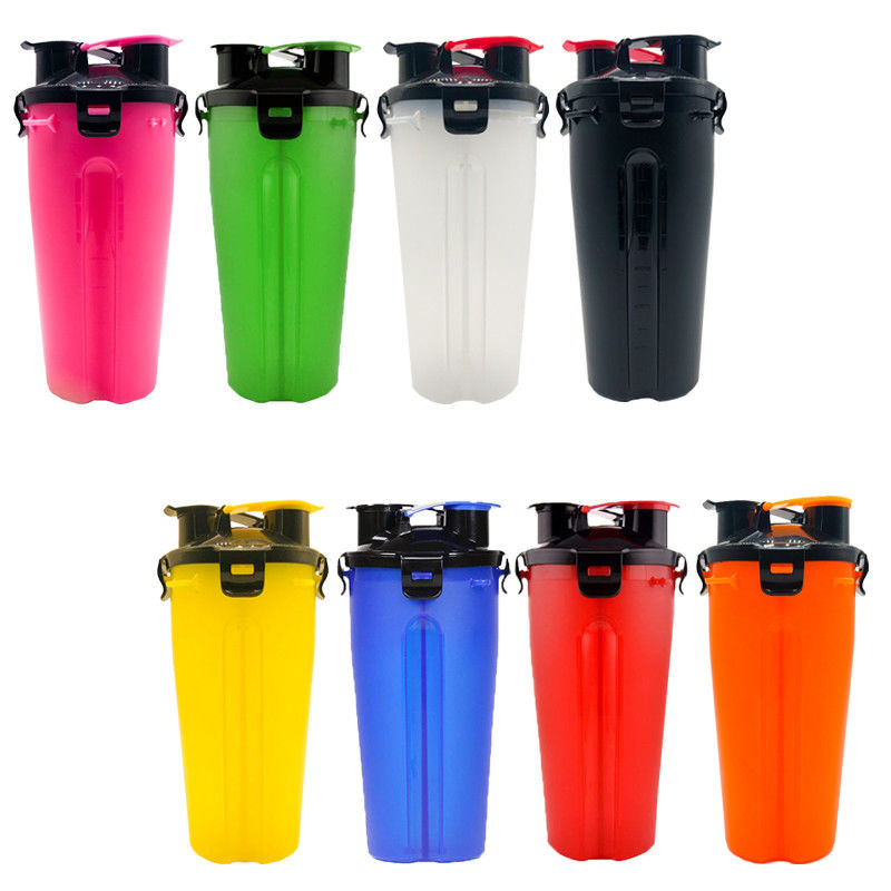 Draagbare Waterfles 2 in 1 voor Honden het Openlucht Lopen met Opvouwbare Kom