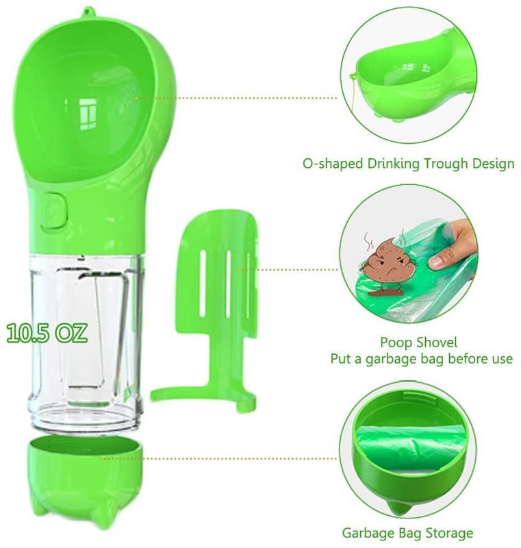 Plastic Openlucht het Waterfles 300ML van de Hondenreis