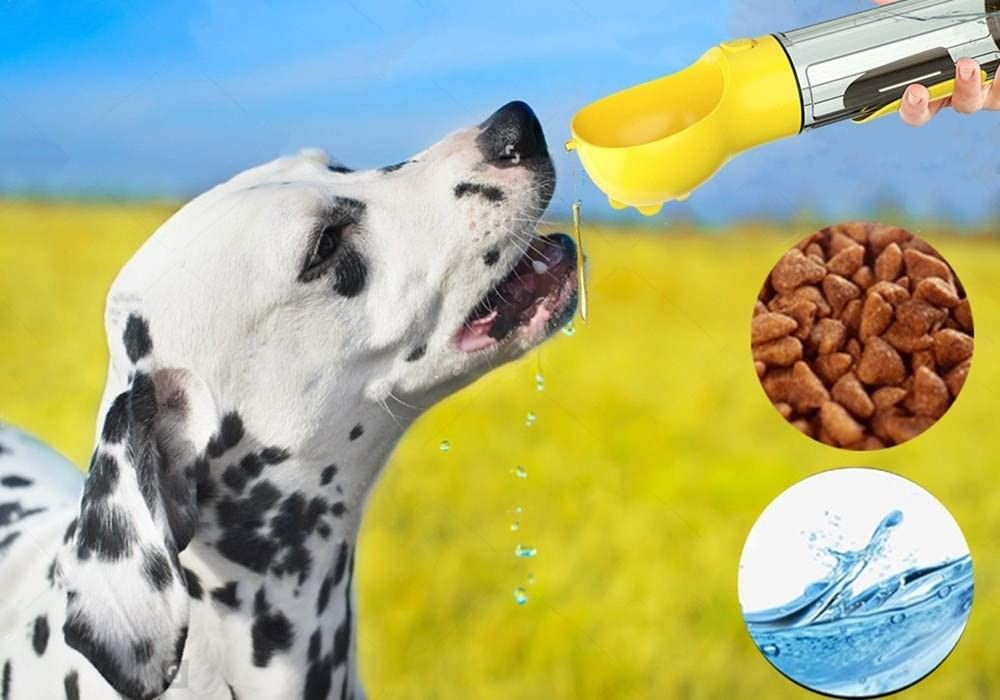 Mutifunctional 4 in 1 Draagbare Fles 300ML van het Puppywater voor het Lopen en Reis