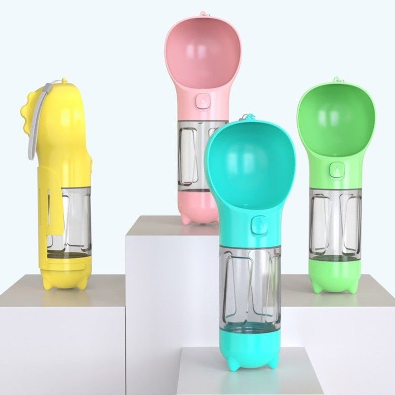 BSCI-Lekbewijs 2 in 1 van het de Flessenpuppy van het Hondwater het Waterautomaat met Achterschipschop