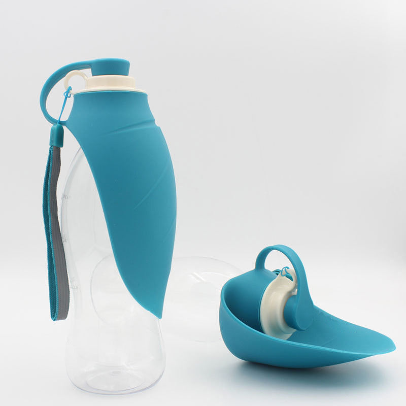 580ml van het de Hondwater van het blad Vouwbare Silicone de Flessenhond het Drinken Flessen voor Reizende Wandeling