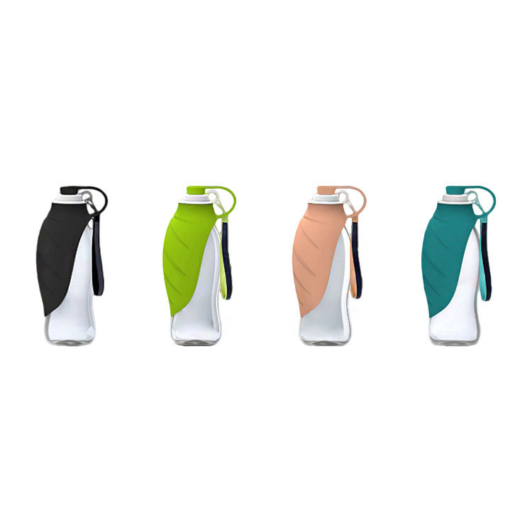 580ml van het de Hondwater van het blad Vouwbare Silicone de Flessenhond het Drinken Flessen voor Reizende Wandeling