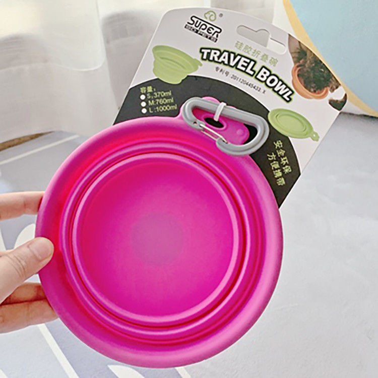 van de het Silicone Opvouwbare Hond van 365ml 685ml het Waterkom voor Openluchtactiviteiten
