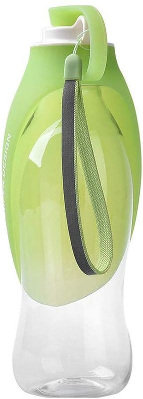 Van het de Hondwater van het Hallupetssilicone van het de Flessenlek Bewijs Draagbare 2 in 1 Hondfles