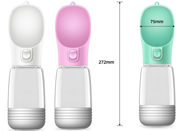 Voedsel150g Voeder 2 in 1 de Flessenpuppy van het Hondwater reist Waterfles 350ml