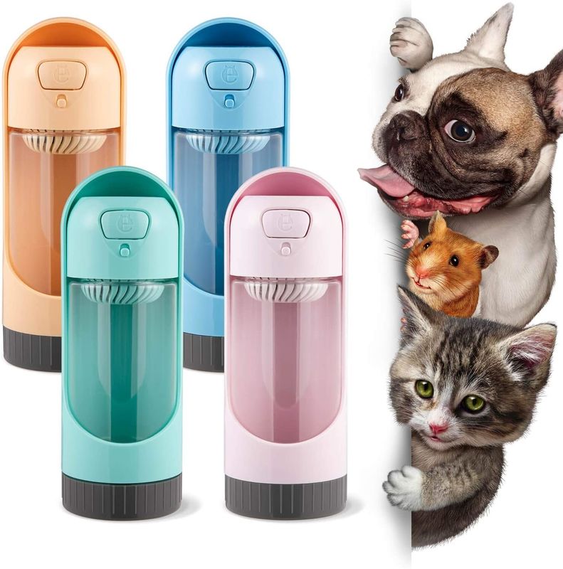 De draagbare Vouwbare Fles van het Hondwater met van de het Bewijsreis van het Filterlek het Waterfles voor Honden