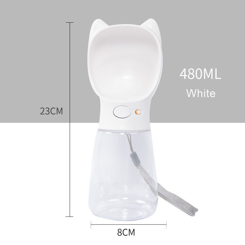 Van het de Reishuisdier van 480 Ml Draagbare het Waterfles voor Hondenbuldog