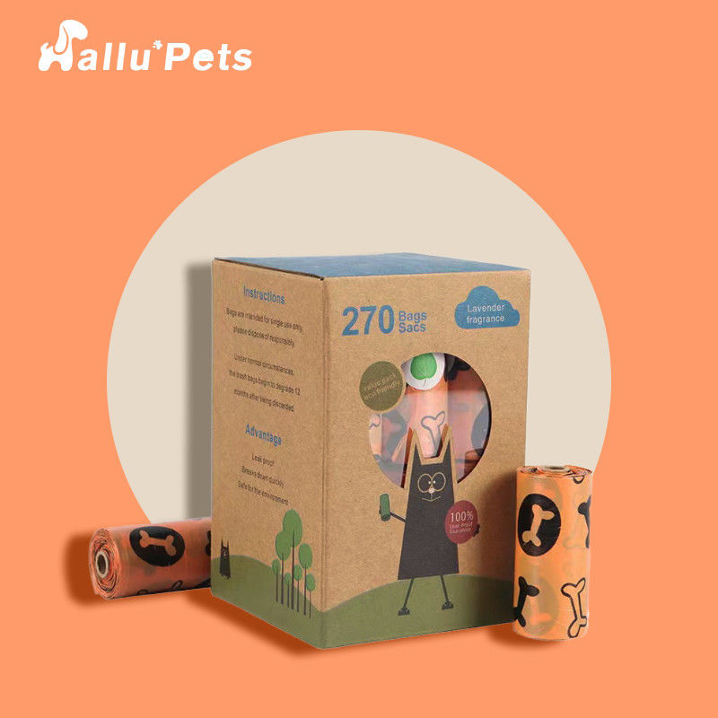 Biologisch afbreekbare Cat Dog Poop Bag Dispenser 100%