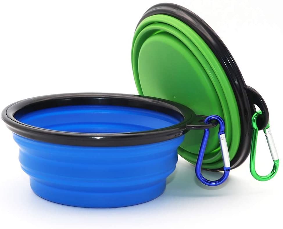 TPE-ABS van het de Hondwater van Carabiner de Voeder van de de Komhond Vouwbaar voor Huisdieren