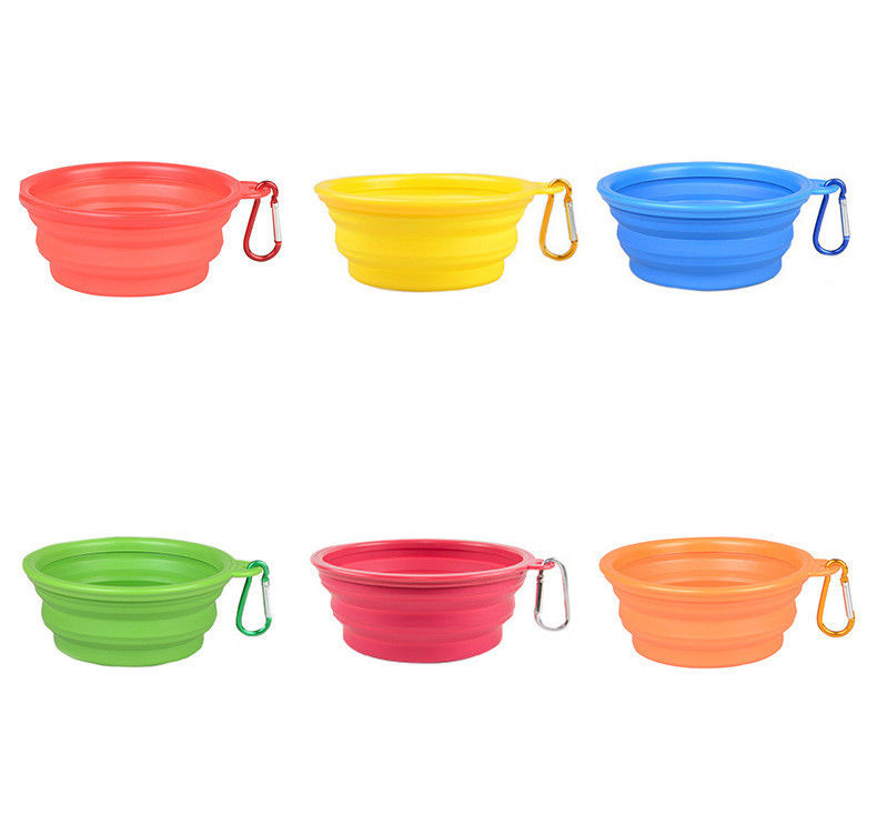 De opvouwbare Rang van het de Komvoedsel van het Silicone Vouwbare Huisdier voor Hond het Voeden