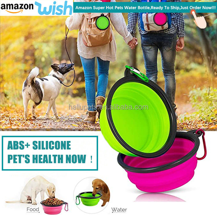 De opvouwbare Rang van het de Komvoedsel van het Silicone Vouwbare Huisdier voor Hond het Voeden
